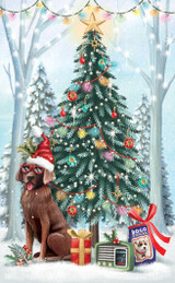 Christmas Camper 3D Christmas Card X3D023