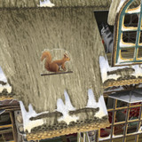 Cosy Christmas Cottage - 3D Christmas Card X3D031