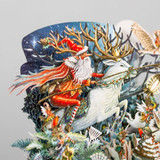 Midnight Woodland 3D Christmas Card XTW033