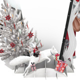 White Magic 3D Christmas Card XTW008