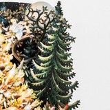 Trees 3D Christmas Card XTW036