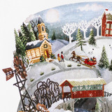 Christmas Folk 3D Christmas Card XTW037