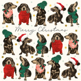 Dogs Christmas Card Wallet Pack WAX120A Dogs Christmas Card Wallet Pack WAX120A