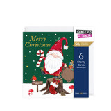 Christmas Gonk Charity Cards 6pk XP427A