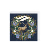 Dear & Wreath Christmas Charity Cards 6pk XP428A