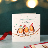 Cosy Christmas Robins Christmas Card XM74