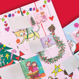 Traditional Advent Calendar - Christmas Tree & Dogs