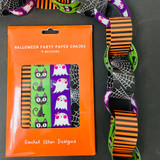 Paper Chain Kit - Halloween - Black Sats, Ghosts & Cobwebs