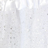 White Glitter Net Tutu