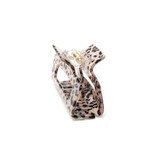 Glitter Animal Print Clamp