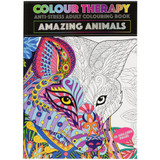 Colour Therapy Book - Amazing Animals