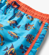 Boys Tropical Fish Swim Trunks