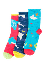 Roly Bamboo Socks 3 Pack - Sealife