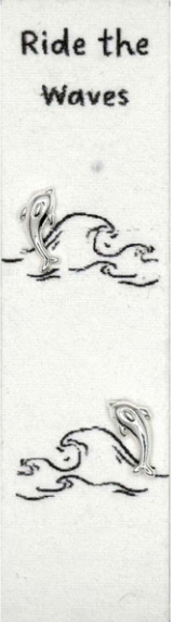 Earrings - Ride The Waves Dolphin