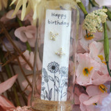 Earrings - Happy Birthday Gold Butterfly