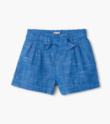Chambray Paper Bag Shorts