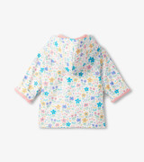 Little Garden Chicks Button-Up Rain Jacket