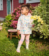 Little Garden Chicks Button-Up Rain Jacket