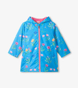 Hyper Real Floral A-Line Swing Jacket