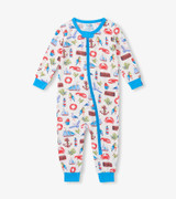 Painted Seascape Bamboo Coverall