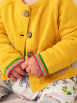 Bonny Baby Cardigan - Bumblebee / Elephant,