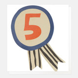 Rosette & Stripe Ribbons 5th Birthday MMS005