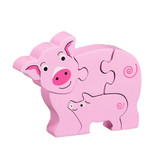 Pig & Piglet Wooden Jigsaw