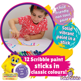Little Brian Scribble Paint Sticks 12 Pack