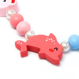 Dolphin Stretch Bead Necklace & Bracelet Set