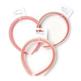Satin Covered Alicebands 3pk