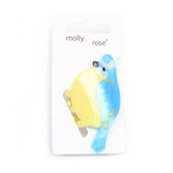 Pearlescent Blue Bird Clamp