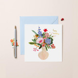 Vase of Flowers Happy Birthday LMFLORA24