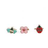 Glitter Rings - Ladybird (set of 3)