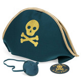 Pirate Hat & Eye Patch Set