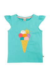 Harmony Circular T-Shirt -  Pacific Aqua / Ice Cream
