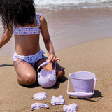 Scrunch Sand Moulds - Footprint Set Duck Egg Blue