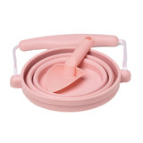 Scrunch Seedling Pot & Trowel Set: Old Rose