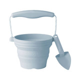 Scrunch Seedling Pot & Trowel Set: Duck Egg Blue