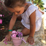 Scrunch Seedling Pot & Trowel Set: Duck Egg Blue