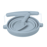 Scrunch Seedling Pot & Trowel Set: Duck Egg Blue