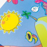 Sticker Scene & Colouring Book - Dinosaur