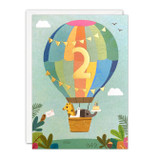Age 2 Balloon Acorns Card HC4089