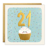 Age 21 Cupcake Birthday T4853S