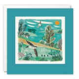 Bosloe House Martins Art Card by Matt Johnson L3834