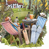 Sticky Wicket - Top of the World Pop Up Greetings Card TW065
