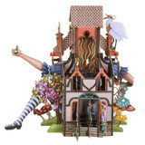 Rabbit’s House Alice In Wonderland - 3D Pop Up Greetings Card 3D050