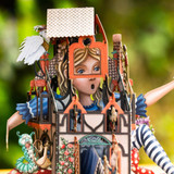 Rabbit’s House Alice In Wonderland - 3D Pop Up Greetings Card 3D050