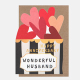 Box of Hearts Wonderful Husband Anniversary LIT028