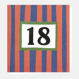 Red/Blue Stripe 18th Birthday LOM014