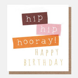 Ticker Tape Hip Hip Hooray Birthday TIC008